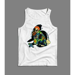 SHAGGY SCOOBY MYSTERY MACHINE 1980'S CARTOON TANK